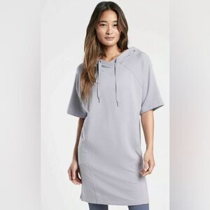 Athleta Cabana Tunic Hoodie Muted Lilac Size Small
